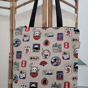 bolsa, bola Tote bag, bolsa con asas, bolsa de hombro.