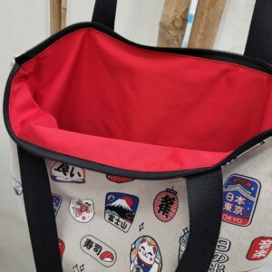 bolsa, bola Tote bag, bolsa con asas, bolsa de hombro.