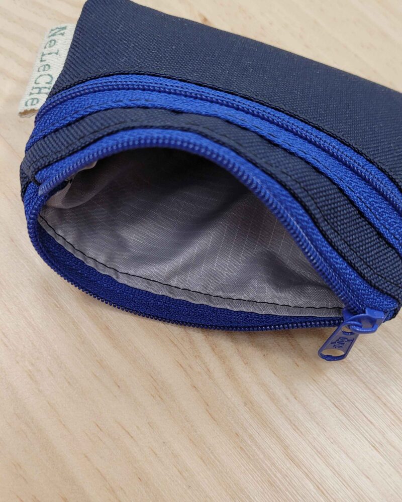 cartera-monedero, cartera 3 cremalleras, cordura