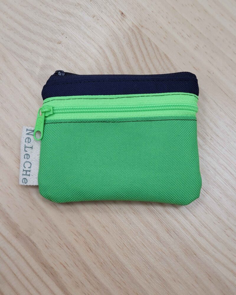 cartera-monedero, cartera 3 cremalleras, cordura