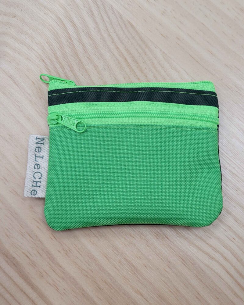 cartera 2 cremalleras, cartera monedero, dos cremalleras