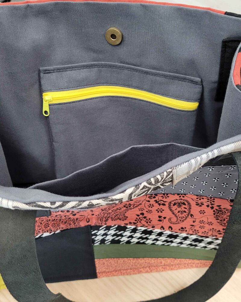 bolso, bolso trocitos, bolso aprovechamiento retales