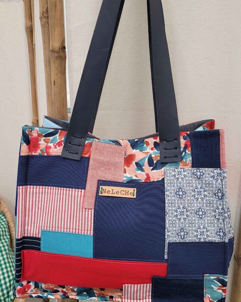bolso, bolso trocitos, bolso aprovechamiento retales