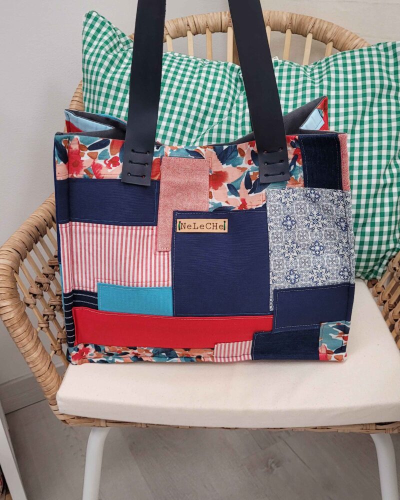 bolso, bolso trocitos, bolso aprovechamiento retales