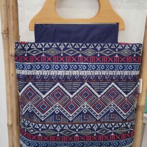 bolso, bolso con asas, bolso con asas de madera