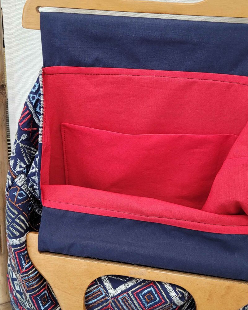 bolso, bolso con asas, bolso con asas de madera