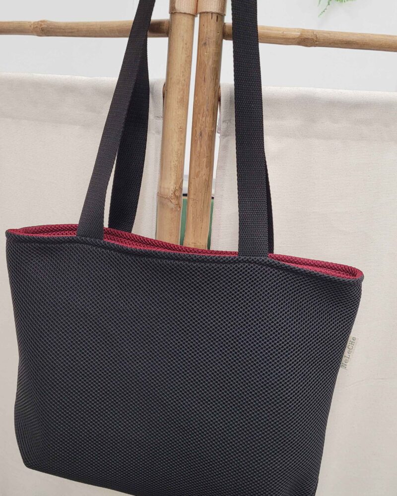 bolso reversible, bolso, bolso con asas