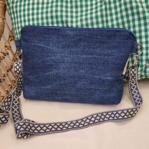 bolso, bolso bandolera, bolso cruzado, vaquero reciclado